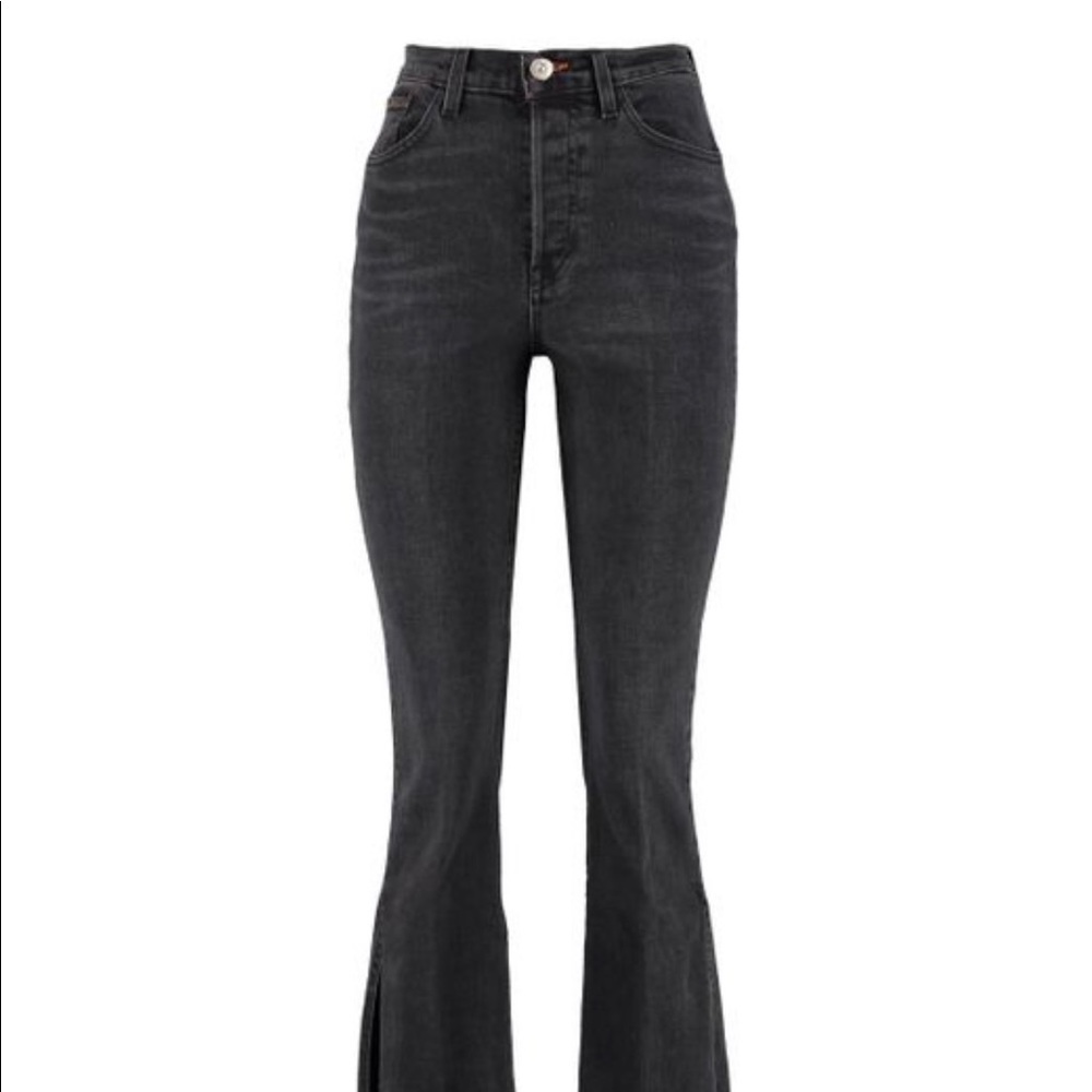 3x1 Mimi Cuttrell Kellie Flared Rock Split Jean